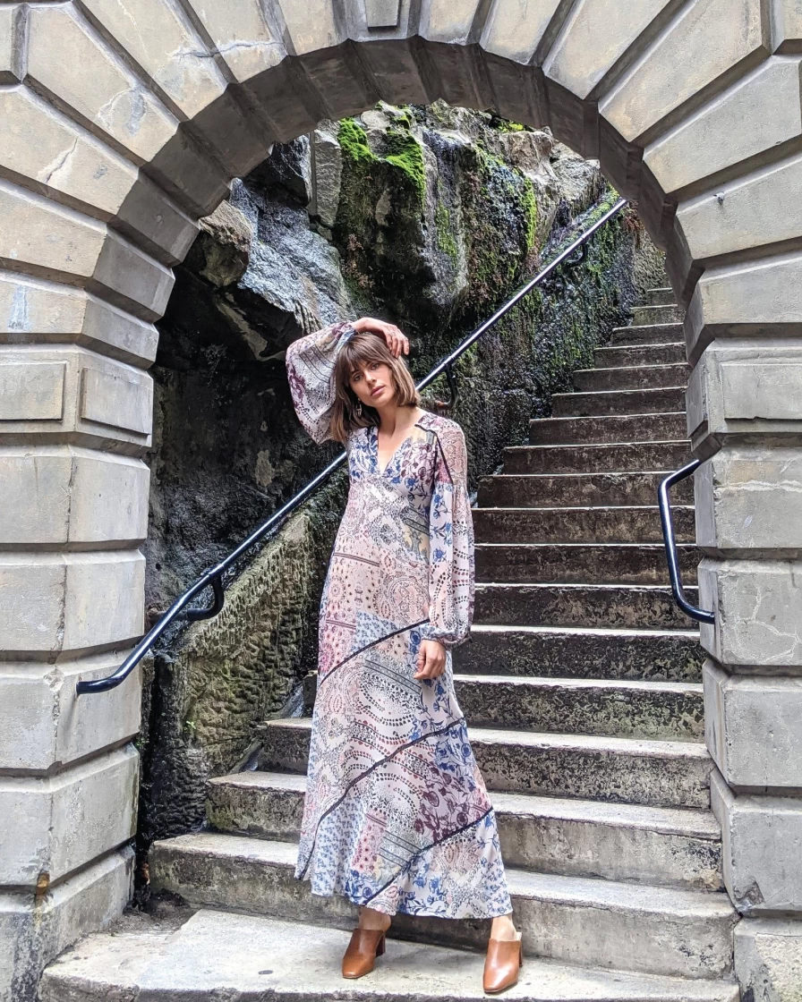 Belle & Bloom Women's In Your Dreams Beige Maxi Dress - Elegant Boho Style Long Dress